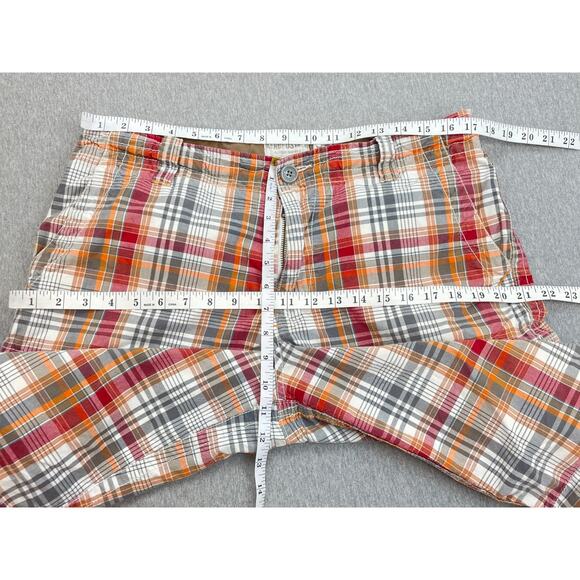 Aeropostale Shorts Mens 34 Plaid 100% Cotton Cargo 12" Inseam - Picture 5 of 7
